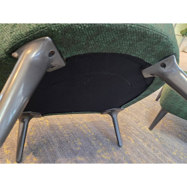 Green Minotti Aston Armchair - A Pair For Sale - Image 8 of 9