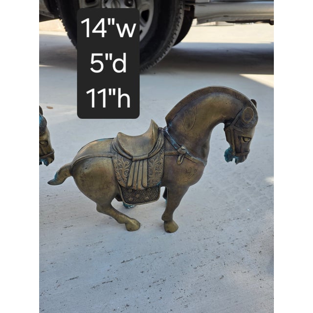 Pair of Tang Style Chinese Horses For Sale - Image 17 of 17