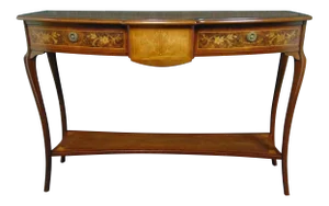 Hepplewhite Style Inlaid Mahogany Console Table