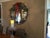 Large Restoration Hardware mirror 54” washed wood in grey tones, over 20 years old, perfect condition, antiqued glass,...