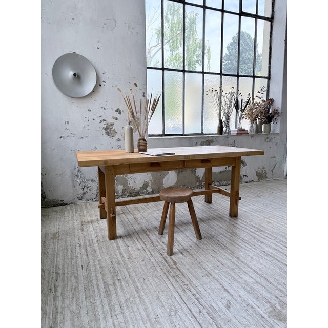 Mountain Dining Table in Beech, 1950s For Sale - Image 15 of 18