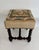 French Provincial Antique French Tapestry Barley Twist Stool For Sale - Image 3 of 11
