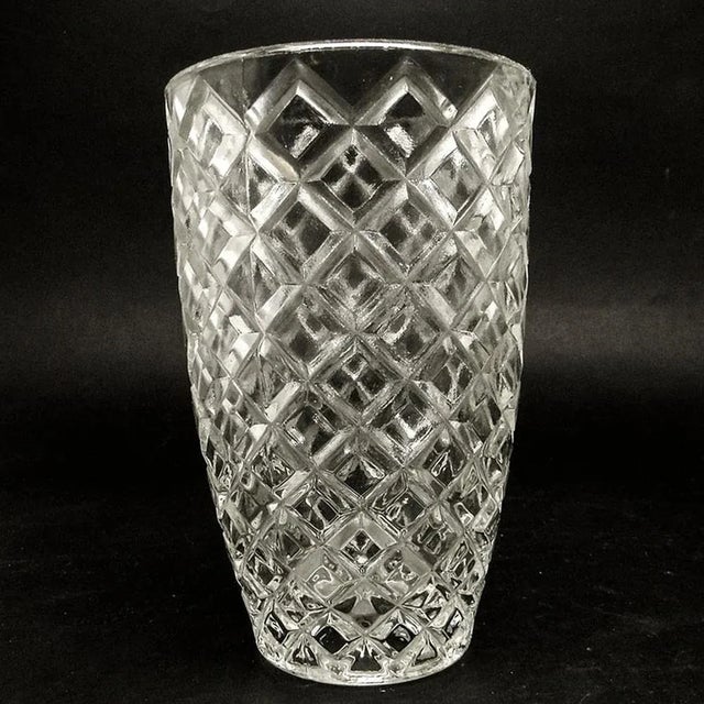 Art Deco Vase from Hortensja Glassworks, Poland, 1970s For Sale - Image 3 of 8