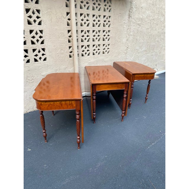 18th Century Antique Drop Leaf Long Dining Table One For Sale - Image 4 of 8