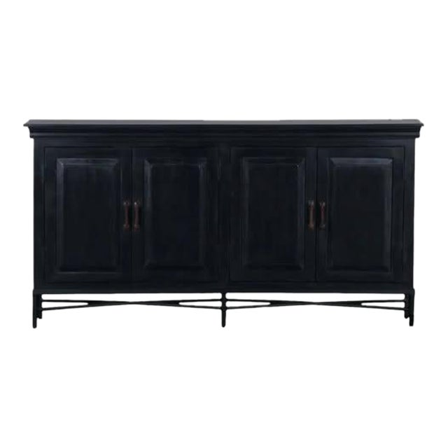 Mango Wood Entryway Media Console For Sale