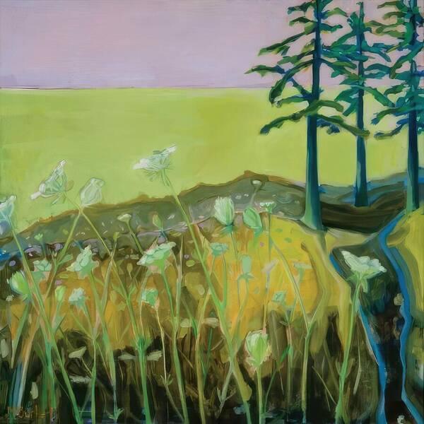 Contemporary Field Lois Dodd Print For Sale