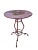 Vintage Red Bistro Table, 1950s For Sale - Image 7 of 7