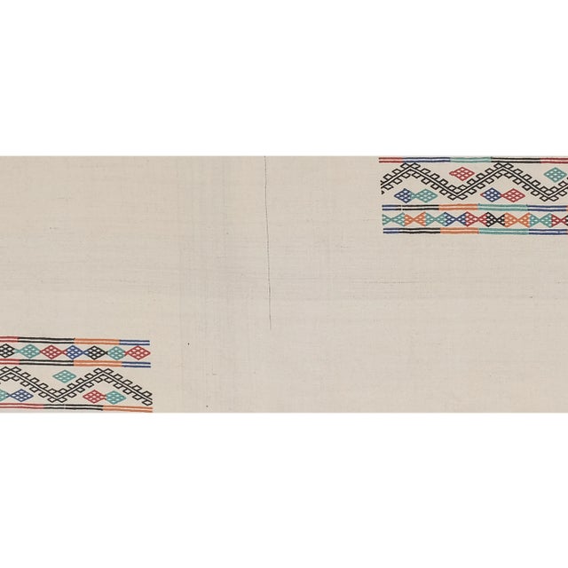 Vintage Traditional Turkish Kilim Runner Rug 2'5" X 15'8" For Sale - Image 4 of 13