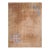 1920s Tan Sand Open Field Minimalist Dragon Antitque Chinese Art Deco Wool Rug For Sale