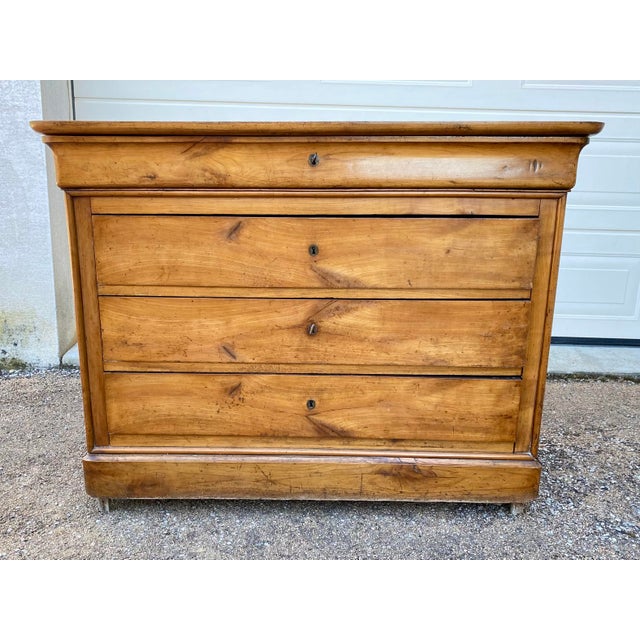 Louis Philippe Chest of Drawers, 1890s For Sale - Image 3 of 12