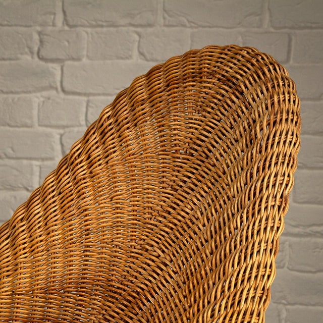 Art Nouveau Rocking Chair in Wicker by Victor Horta, 1905 For Sale - Image 15 of 18
