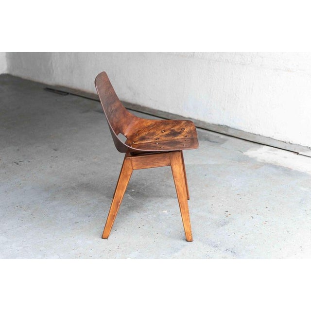 Tonneau Dining Chairs by Pierre Guariche, Set of 6 For Sale - Image 9 of 18