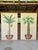Monumental Tropical Coastal Boho Botanical Palm Panels Wall Art– Pair For Sale - Image 12 of 12