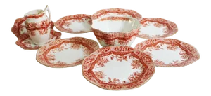 Victorian English China Rd 168057 - 10 Pc. Collection