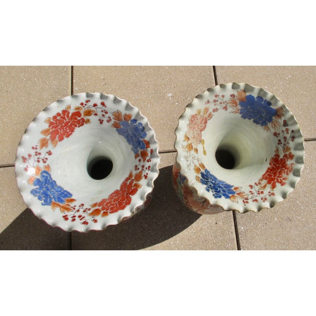 Late 19th Century Japanese Edo 1880s Matching Vases Hichozan Shinpo--a Pair of 2 For Sale - Image 5 of 15