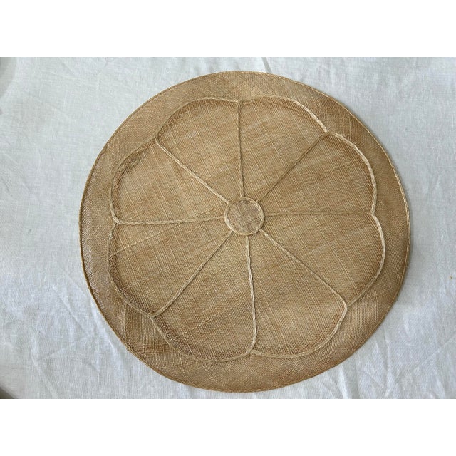 Vintage Filipino Woven Abaca Placemats, Set of 10, Made for Neiman Marcus For Sale - Image 4 of 6