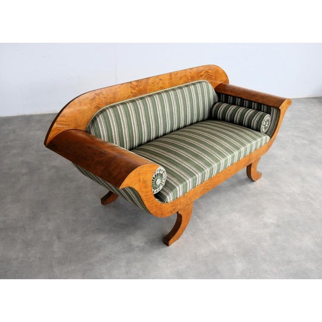Vintage Biedermeier Style Sofa Bench, 1960s For Sale - Image 4 of 11
