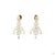 This set of earrings centers on a 12.72-carat diamond in a graceful pear cut. It is framed by diamond accents for added...