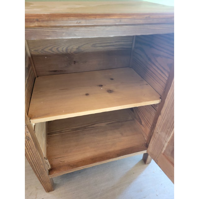 Antique Pitch Pine Small Cupboard - From England - Circa 1880 For Sale - Image 4 of 10