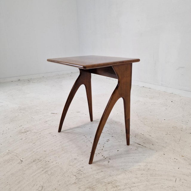 Italian Wooden Side Table, 1930s For Sale - Image 6 of 14