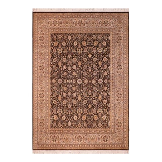 Shabby Chic 1990's Pak-Persian Brown/Gray Wool Rug - 8'1'' X 10'6'' For Sale
