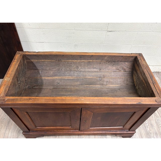 18th Century Antique 18th Century Country French French Provincial Dough Bin Cabinet Kneader For Sale - Image 5 of 13