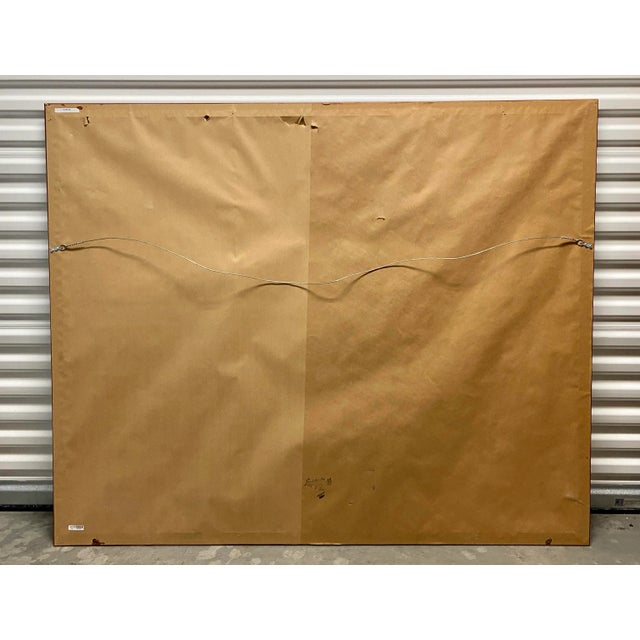 Printmaking Materials Carson Gladson, “Shadows Reflect, 1989, Large Landscape on Paper, Framed For Sale - Image 7 of 11