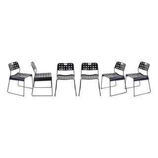 Stackable Omstak Chairs from Bieffeplast, 1970, Set of 6 For Sale