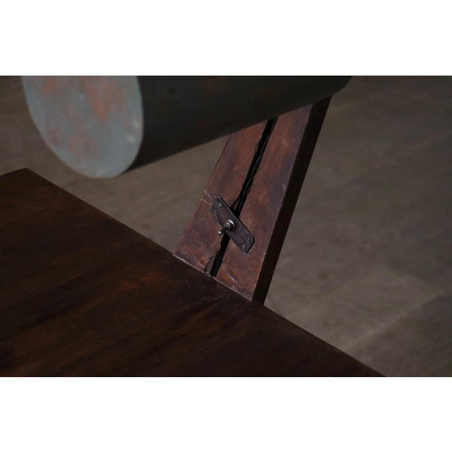 Desk with Integrated Lamp by Pierre Jeanneret for Chandigarh, 1950s For Sale - Image 18 of 18