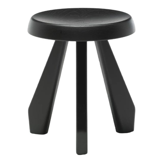 Meribel Wood Stool by Charlotte Perriand for Cassina For Sale