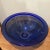 Glass Late 20th Century Cobalt Blue Translucent Bowl For Sale - Image 7 of 13