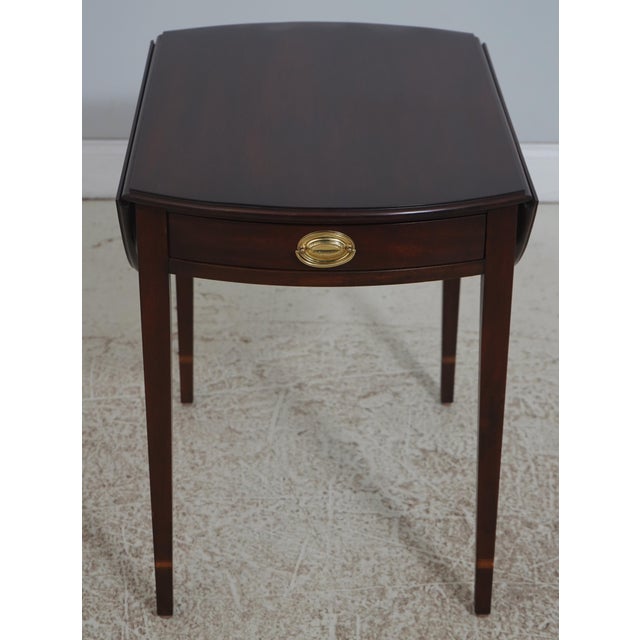 Age: C.1998 Details: Finish no.29 Tall Tapering Legs Mahogany Dovetailed Drawer Construction High Quality Construction...