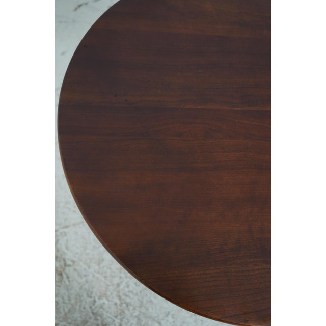 Pair of Stickley Renaissance Cherry Round End Tables For Sale - Image 10 of 15