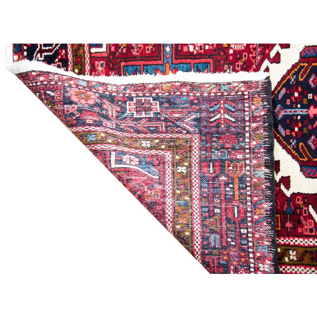 Early 20th Century Early 20th Century Persian Heriz Runner For Sale - Image 5 of 16