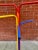 1980s Italian Bent Metal Primary Color Coat Rack For Sale - Image 4 of 9