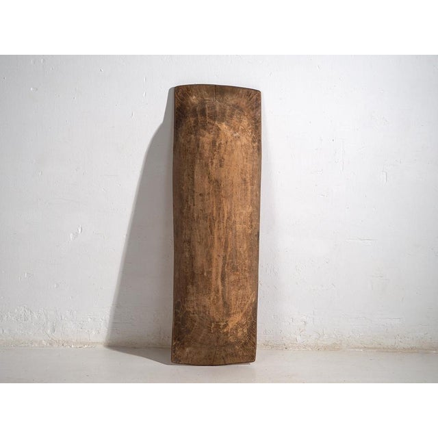 Antique Primitive Style Oval Bowl, 1900 For Sale - Image 12 of 14