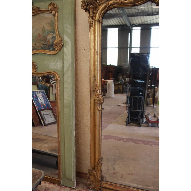 Large Giltwood Mirror, 19th Century For Sale - Image 9 of 13