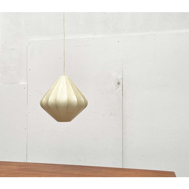 Mid-Century Modern Cocoon Pendant Lamp by Friedel Wauer for Goldkant Leuchten, Germany, 1960s For Sale - Image 15 of 18