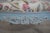 Pair of French Provincial Blue Frame Open Arm Chairs For Sale - Image 17 of 18