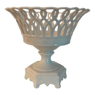 Vintage/Antique Old Paris Porcelain Compote For Sale