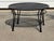 Metal Vintage Woodard Style Outdoor Wrought Iron Round Coffee/ Cocktail Table For Sale - Image 7 of 10
