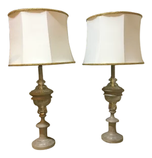 1970s Westwood Industries Regency Table Lamps - a Pair