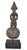 African Early 20th Century Senufo Figural Ladle on Custom Base Côte d'Ivoire For Sale - Image 3 of 4