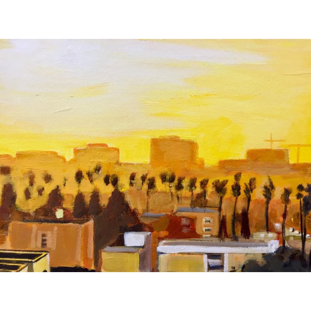 Painting of Sunset in Los Angeles California Usa by British Landscape Artist For Sale - Image 12 of 13