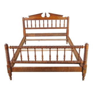 Vintage Pennsylvania House Jenny Lind Style Cherry Full Size Spindle Bed For Sale