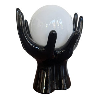 Vintage Hands Table Lamp For Sale