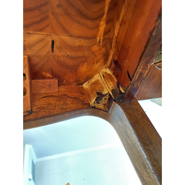 Walnut Drop-Leaf Extension Dining Table, 1950s Mid-Century Modern For Sale - Image 12 of 16