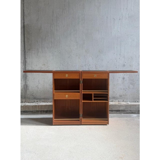 Captain's Bar by Reno Wahl Iversen for Dyrlund, Denmark, 1960s For Sale - Image 6 of 11