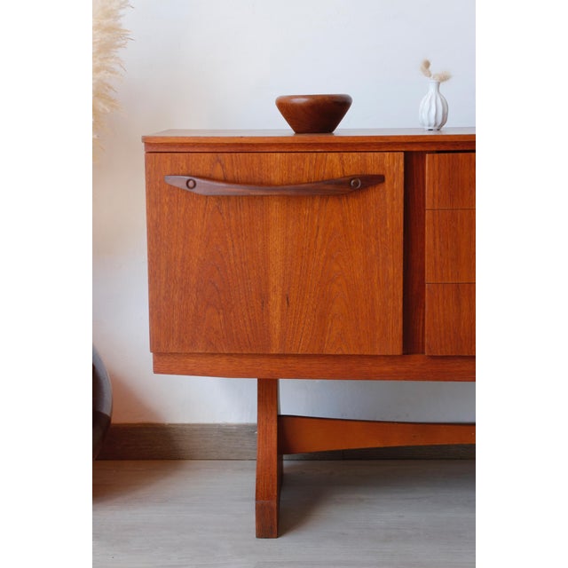 Brown Vintage Teak Sideboard from Beautility, 1960s For Sale - Image 8 of 18