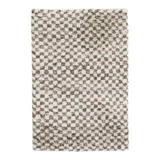 Dash & Albert by Annie Selke Citra Grey Hand Knotted Wool Rug, 3' x 5' For Sale